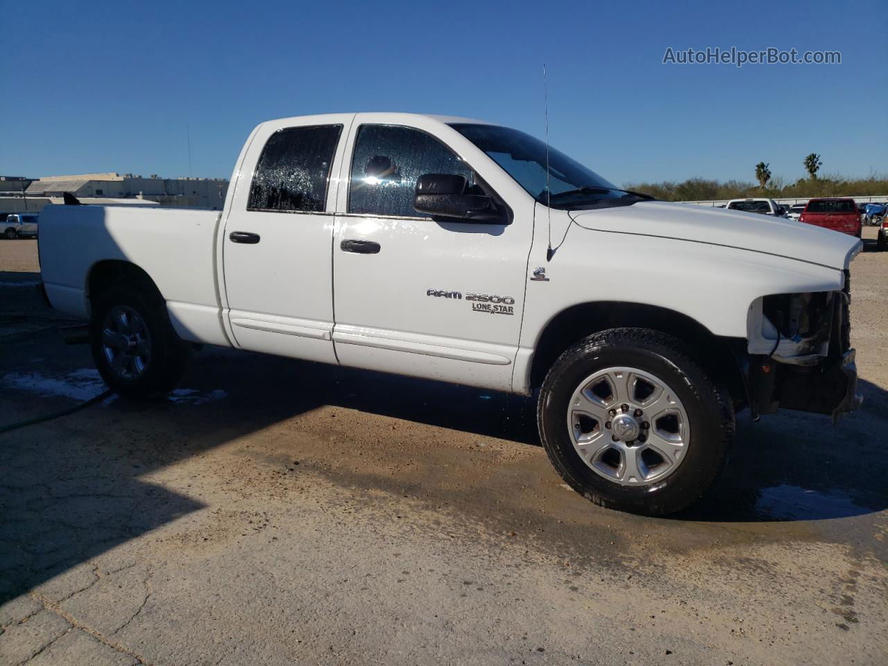 2005 Dodge Ram 2500 St Белый vin: 3D7KR28C75G851598