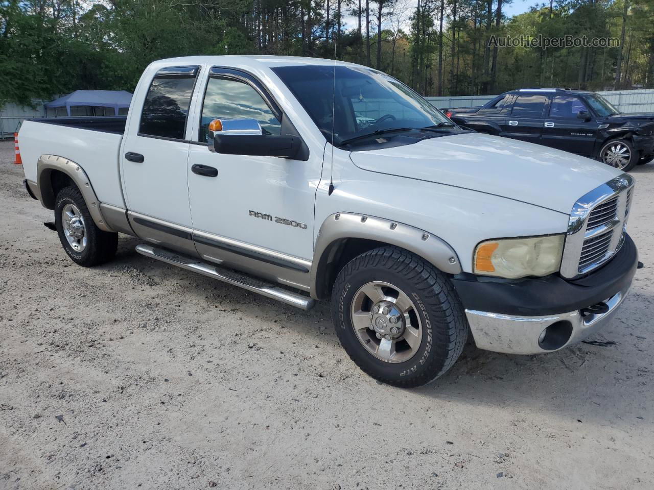 2005 Dodge Ram 2500 St White vin: 3D7KR28C85G761652