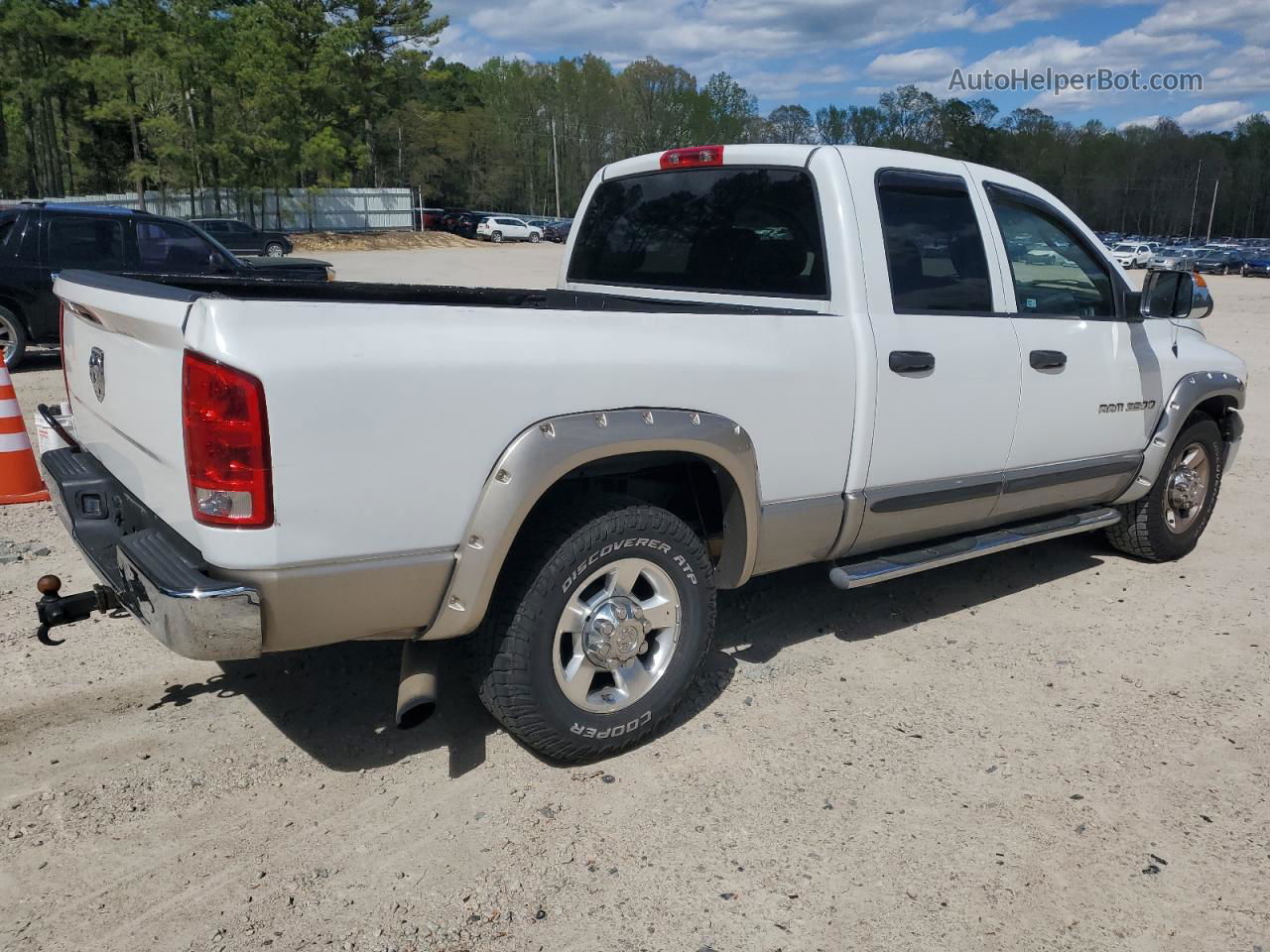 2005 Dodge Ram 2500 St White vin: 3D7KR28C85G761652