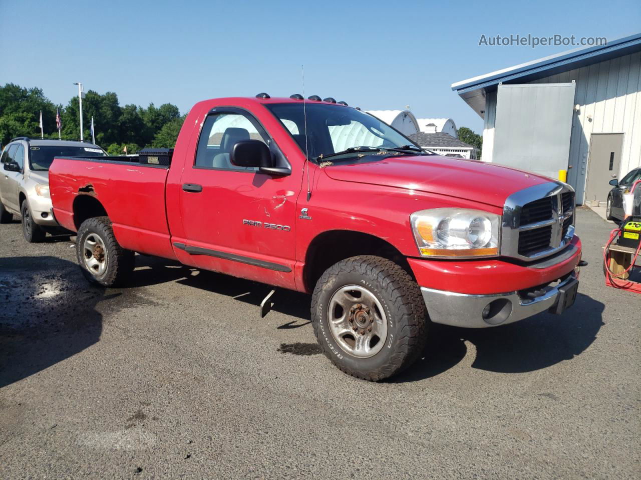 2006 Dodge Ram 2500 St Red vin: 3D7KS26C06G127311