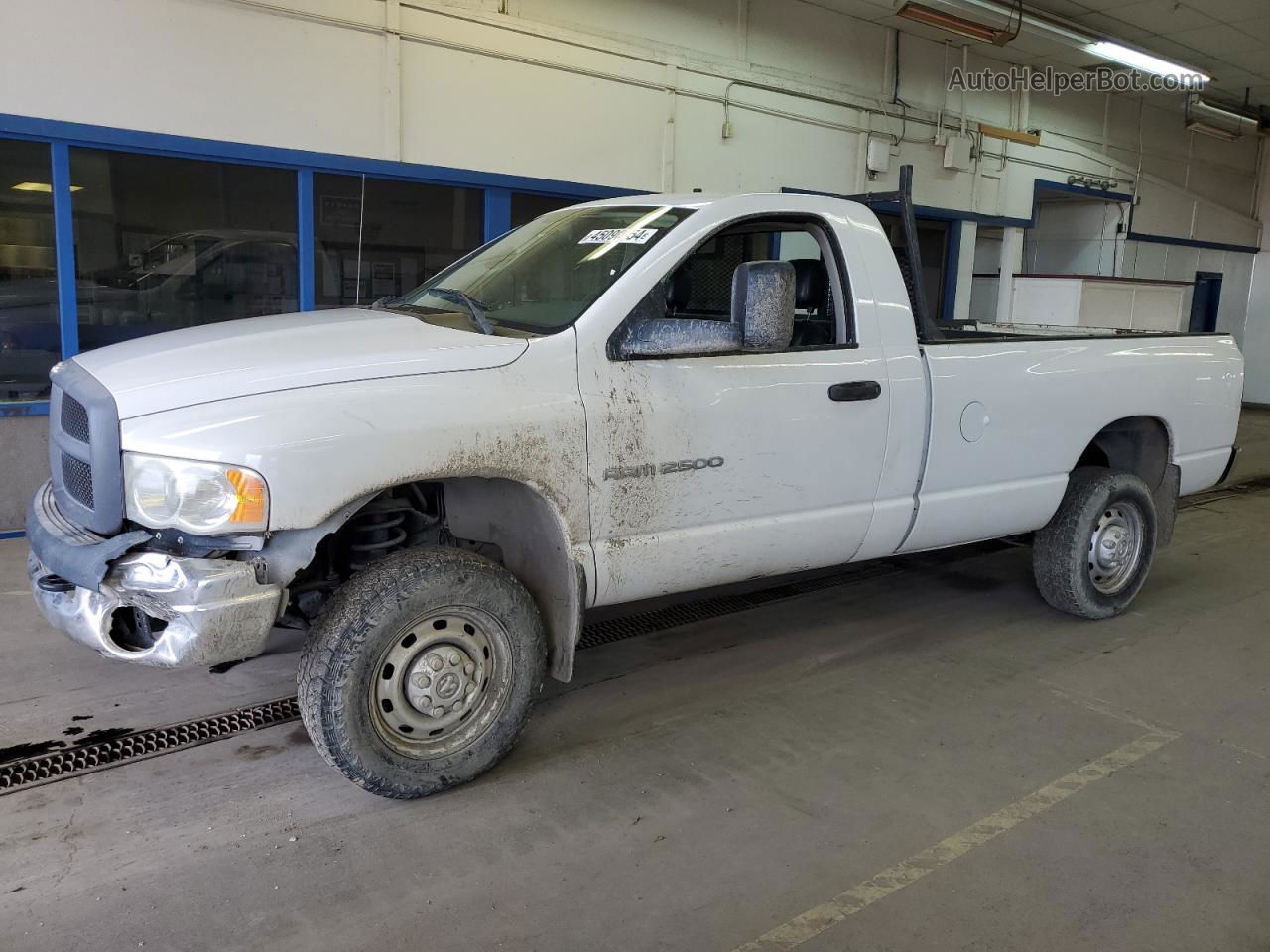 2005 Dodge Ram 2500 St White vin: 3D7KS26D95G832115