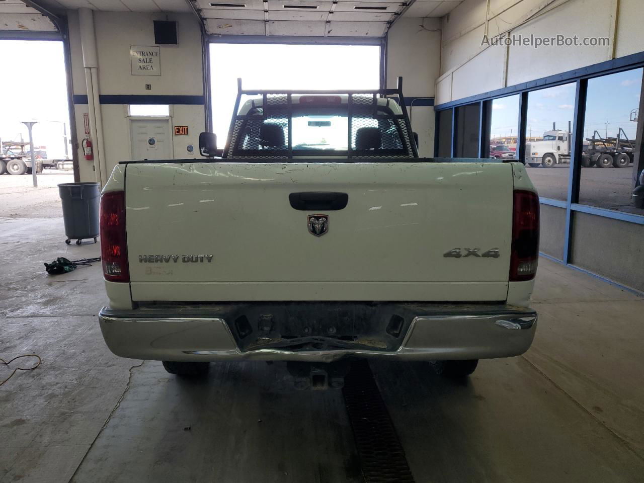 2005 Dodge Ram 2500 St White vin: 3D7KS26D95G832115