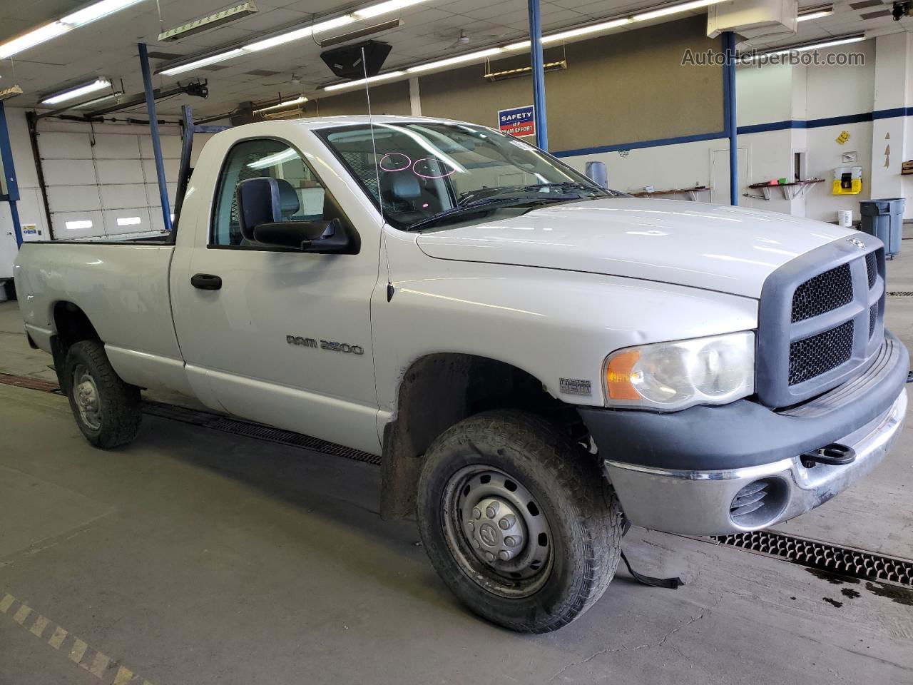 2005 Dodge Ram 2500 St White vin: 3D7KS26D95G832115