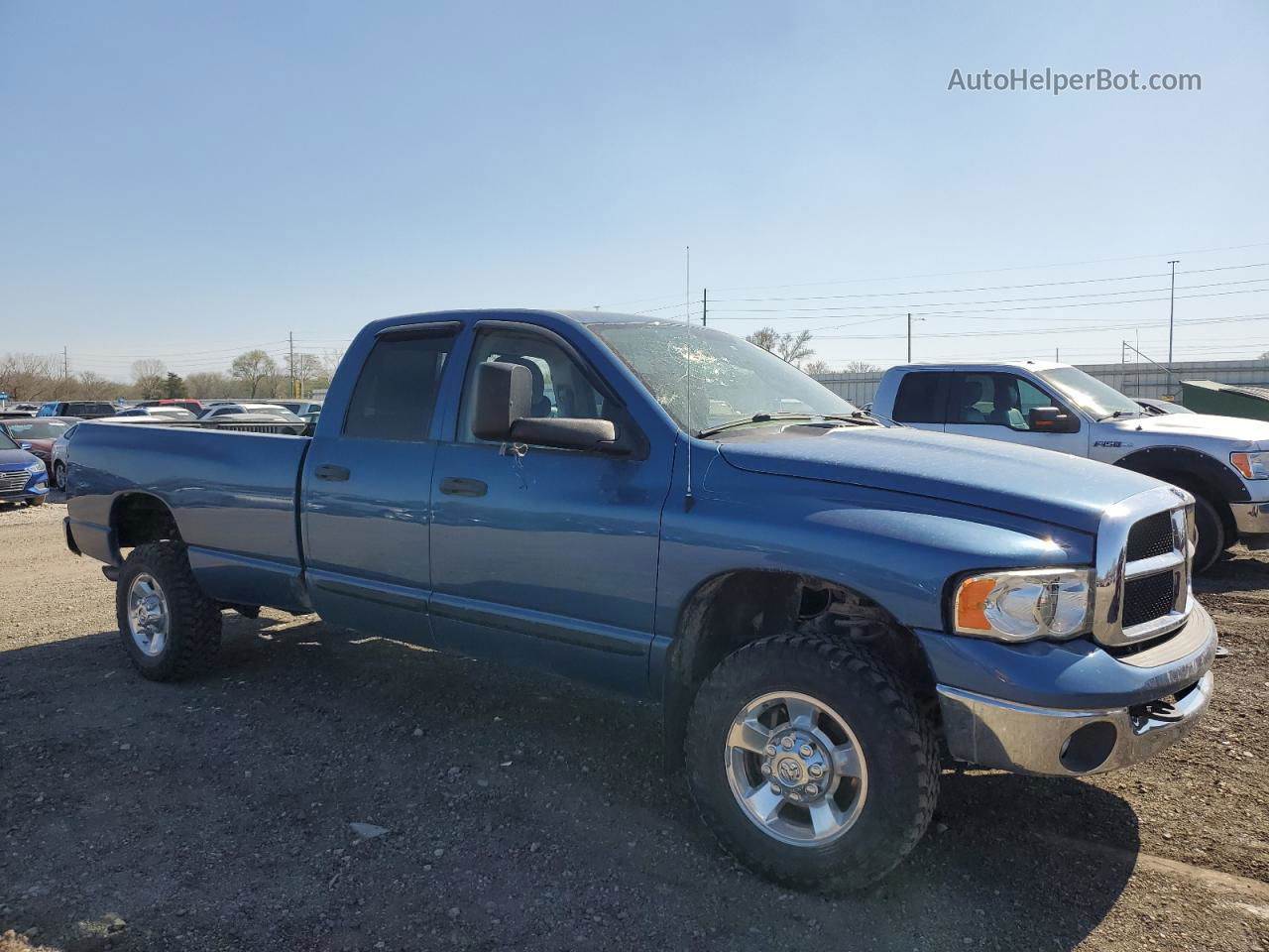 2005 Dodge Ram 2500 St Синий vin: 3D7KS28C15G755650