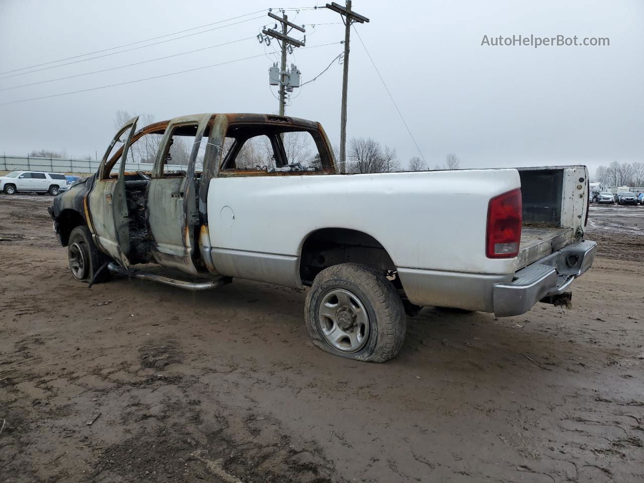 2005 Dodge Ram 2500 St White vin: 3D7KS28C15G763635