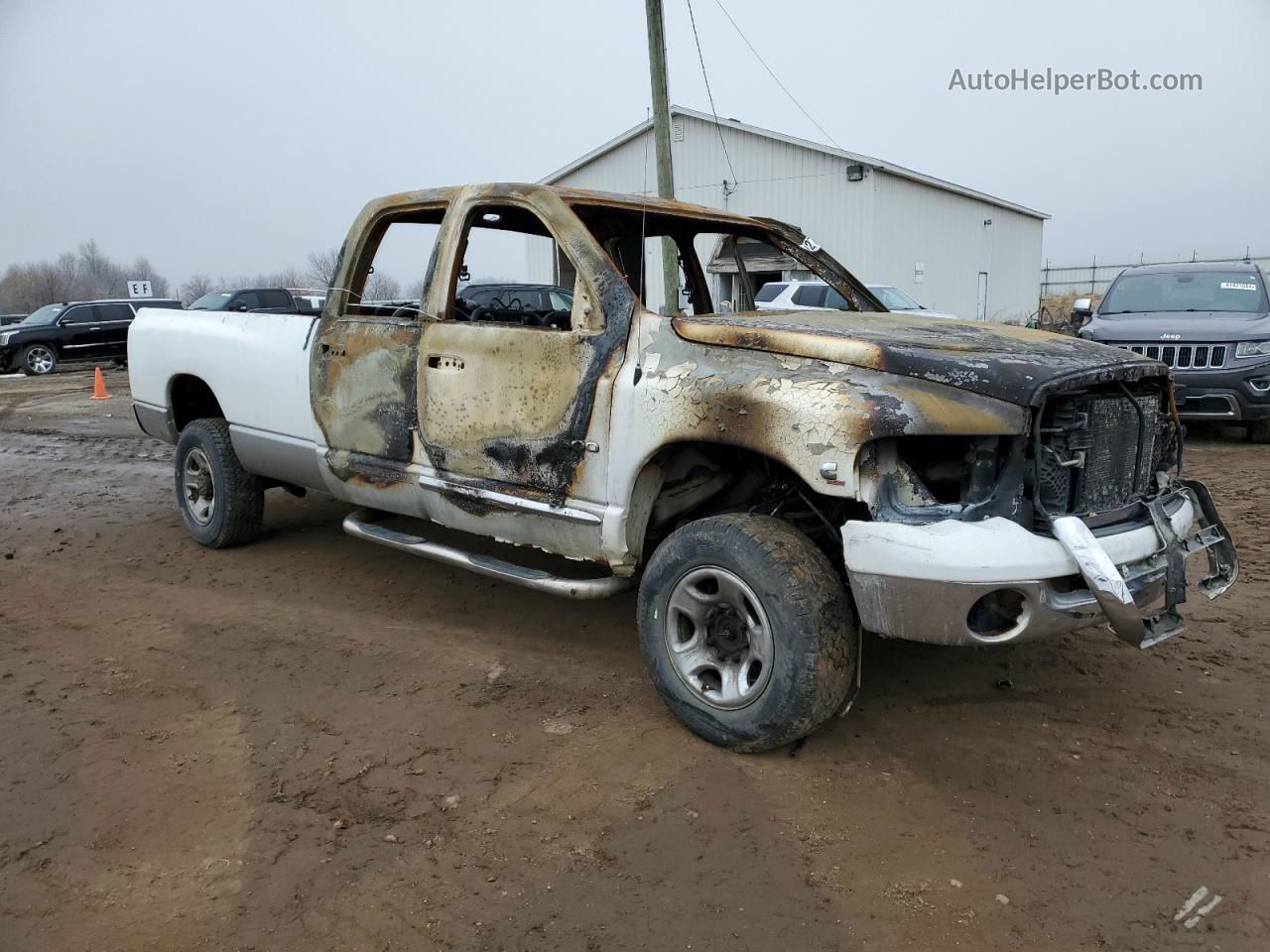 2005 Dodge Ram 2500 St White vin: 3D7KS28C15G763635