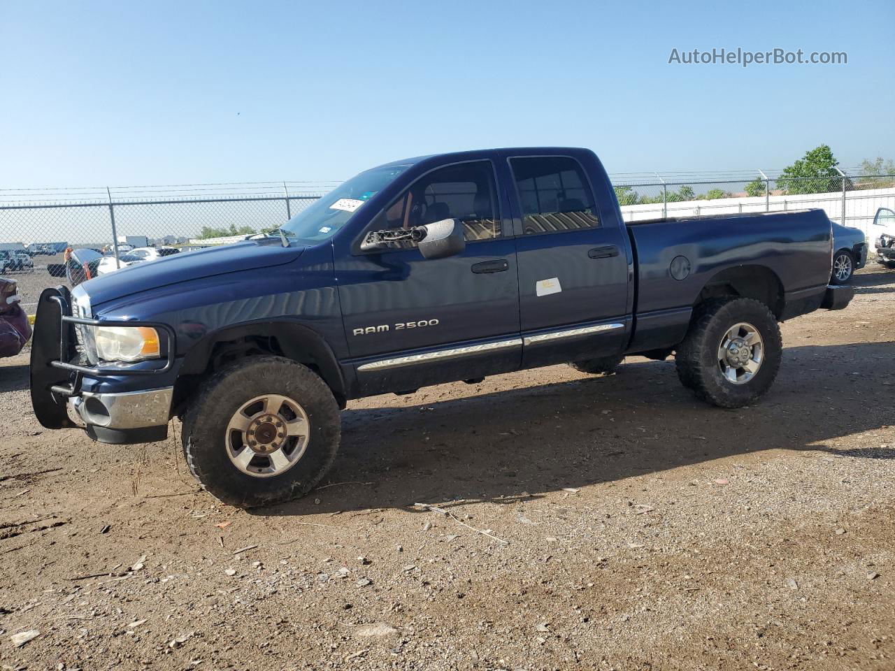 2005 Dodge Ram 2500 St Blue vin: 3D7KS28C15G784968