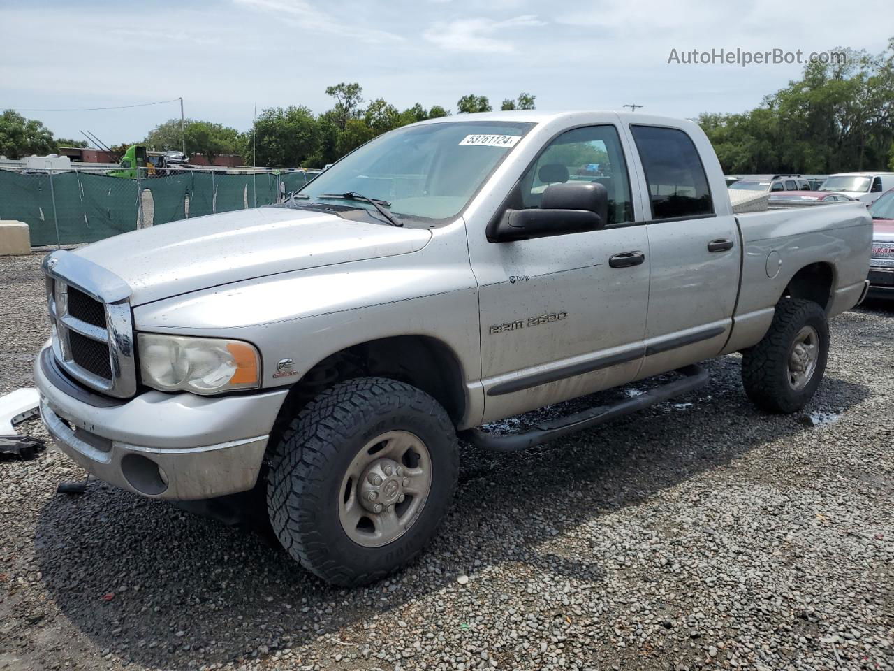 2005 Dodge Ram 2500 St Серебряный vin: 3D7KS28C25G776507