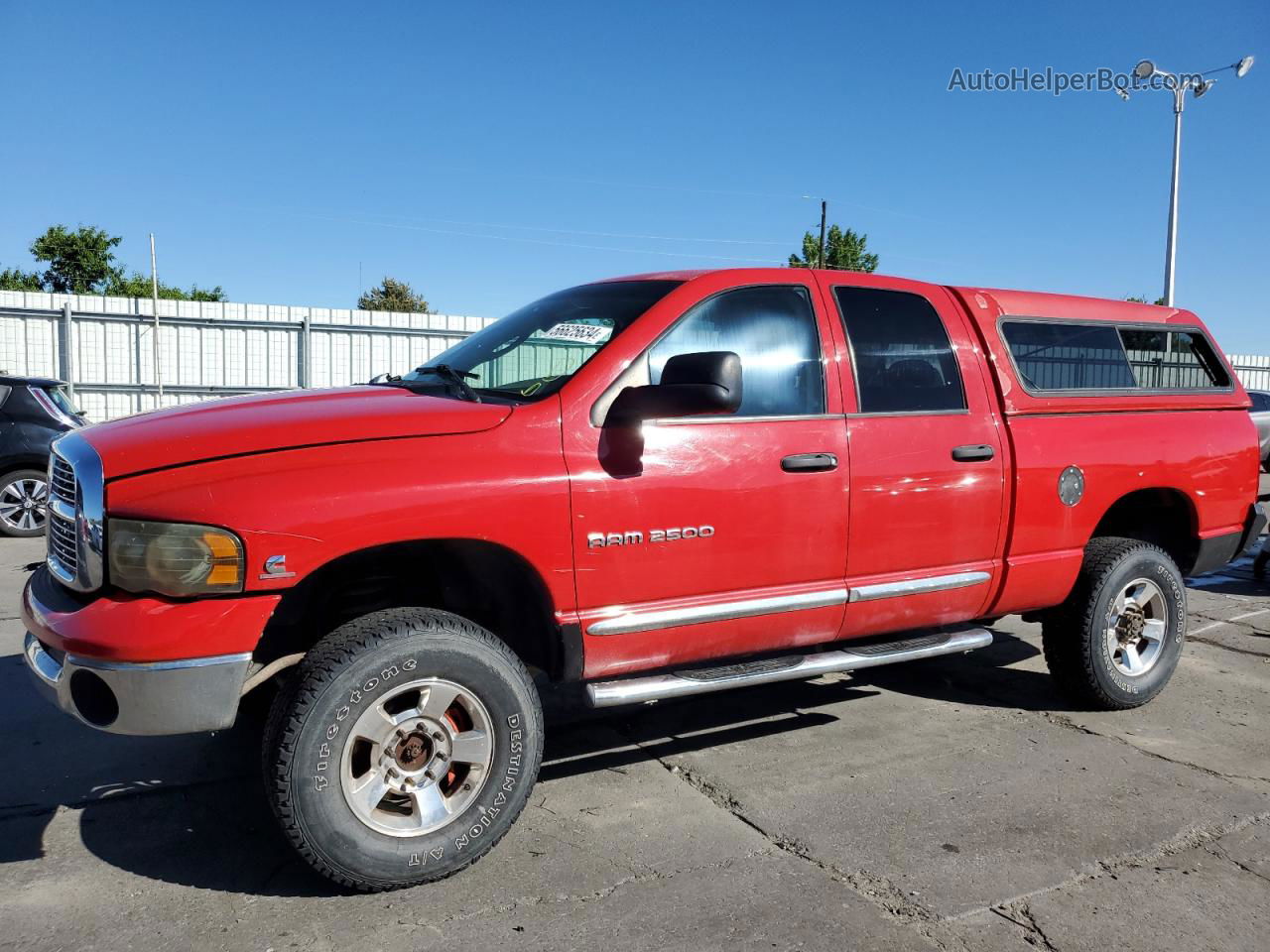 2005 Dodge Ram 2500 St Красный vin: 3D7KS28C35G768481