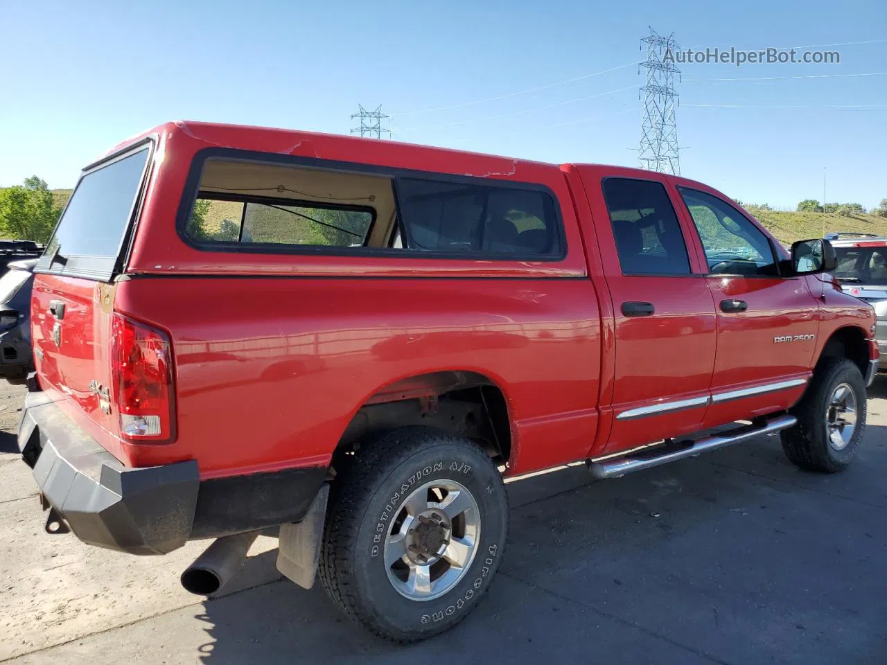 2005 Dodge Ram 2500 St Красный vin: 3D7KS28C35G768481