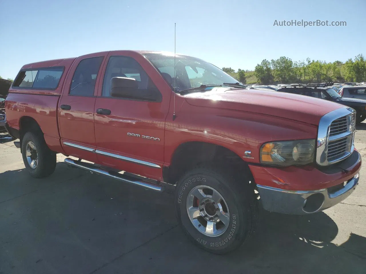 2005 Dodge Ram 2500 St Красный vin: 3D7KS28C35G768481