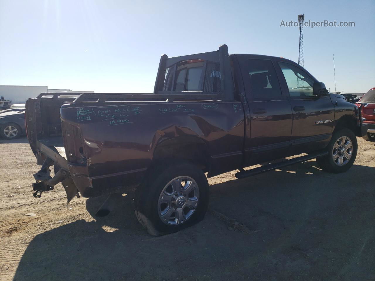 2005 Dodge Ram 2500 St Maroon vin: 3D7KS28C35G791050