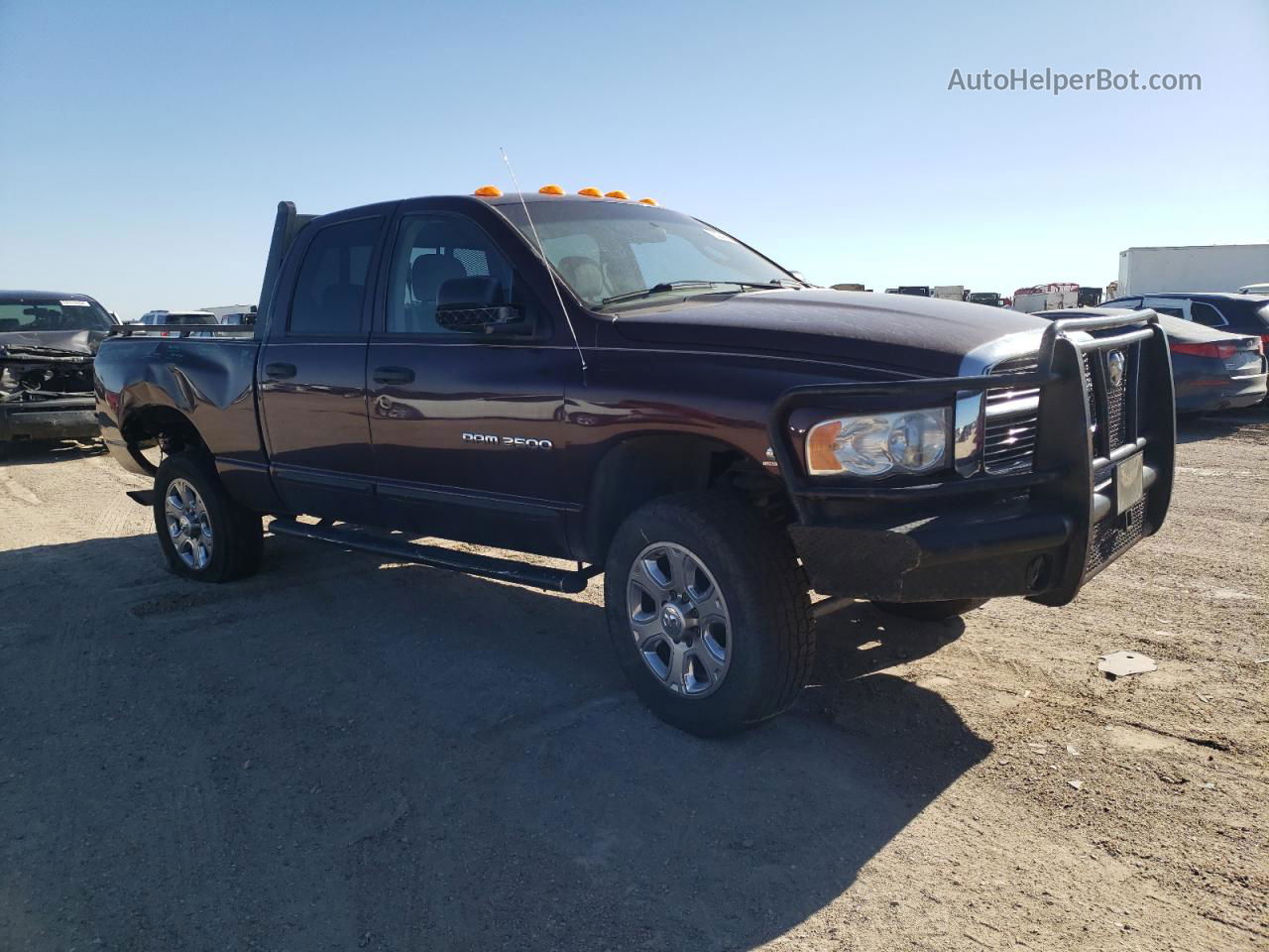 2005 Dodge Ram 2500 St Темно-бордовый vin: 3D7KS28C35G791050