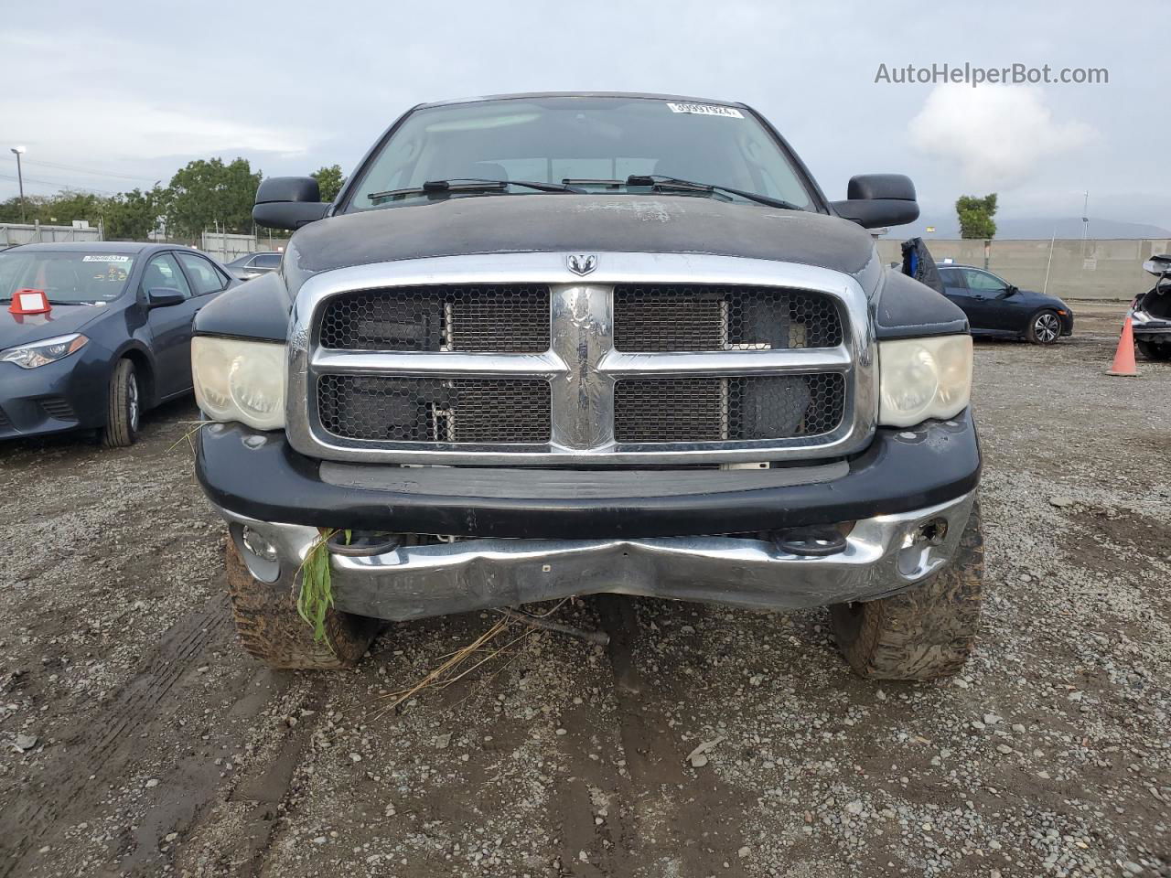 2005 Dodge Ram 2500 St Черный vin: 3D7KS28C35G826671