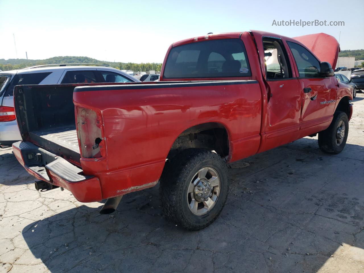 2005 Dodge Ram 2500 St Красный vin: 3D7KS28C35G830994