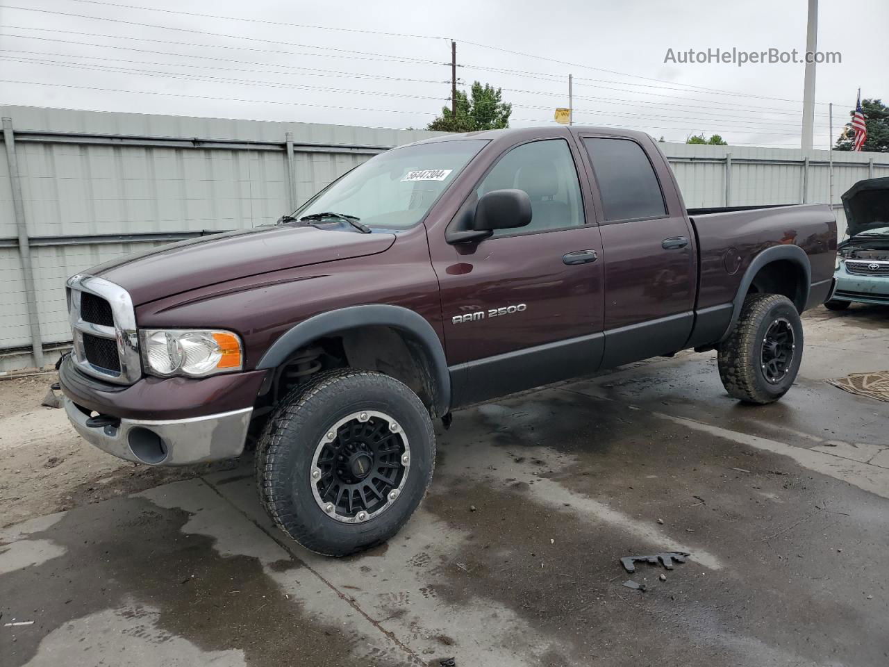 2005 Dodge Ram 2500 St Purple vin: 3D7KS28C45G753083