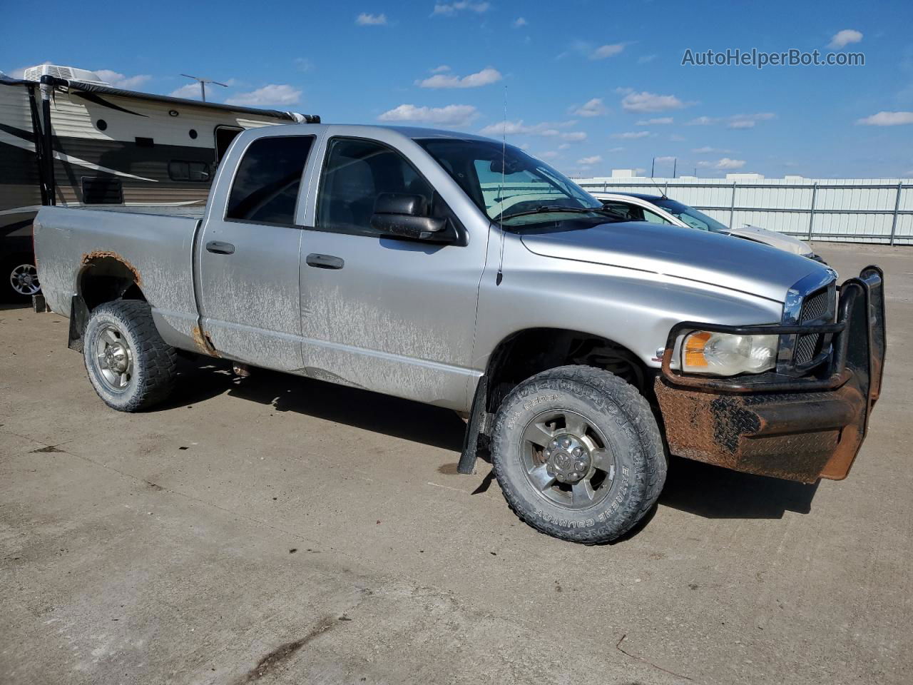 2005 Dodge Ram 2500 St Silver vin: 3D7KS28C45G762897