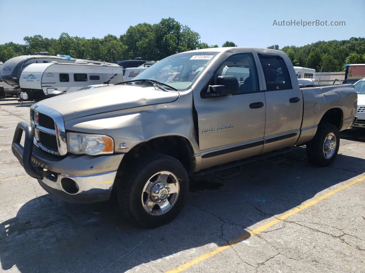 2005 Dodge Ram 2500 St Gold vin: 3D7KS28C45G825321