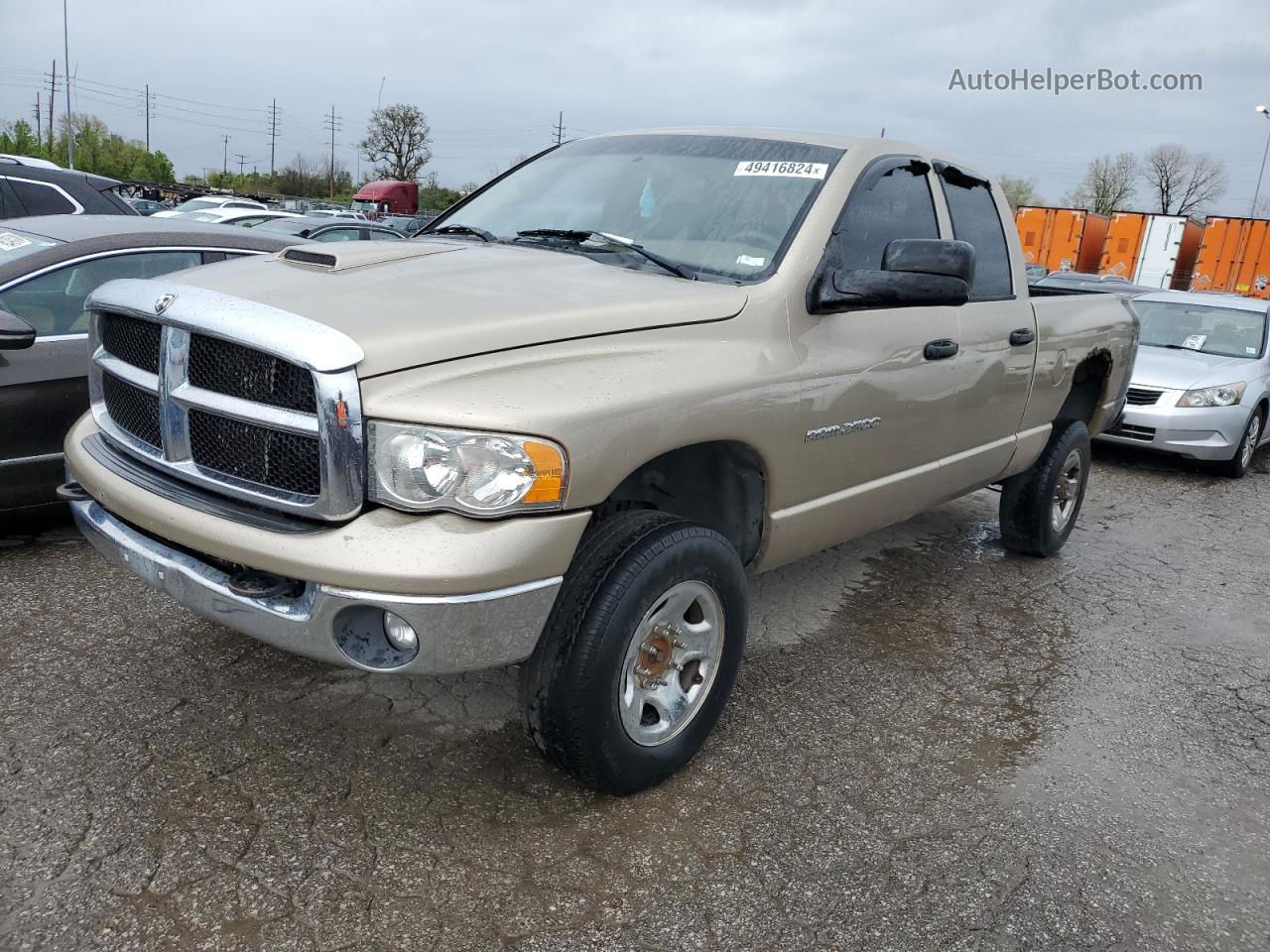 2005 Dodge Ram 2500 St Gold vin: 3D7KS28C75G739372