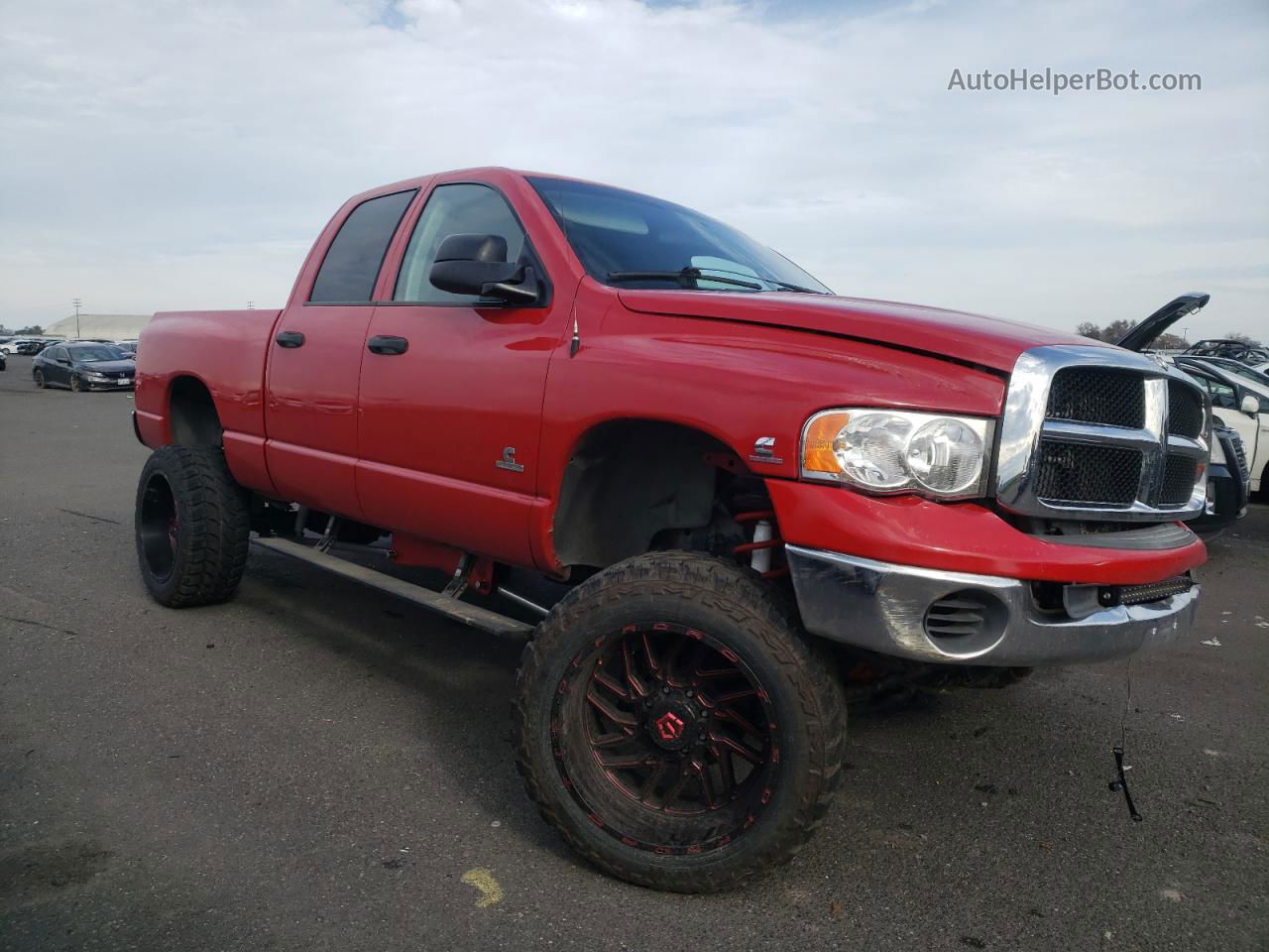 2005 Dodge Ram 2500 St Красный vin: 3D7KS28C75G774316