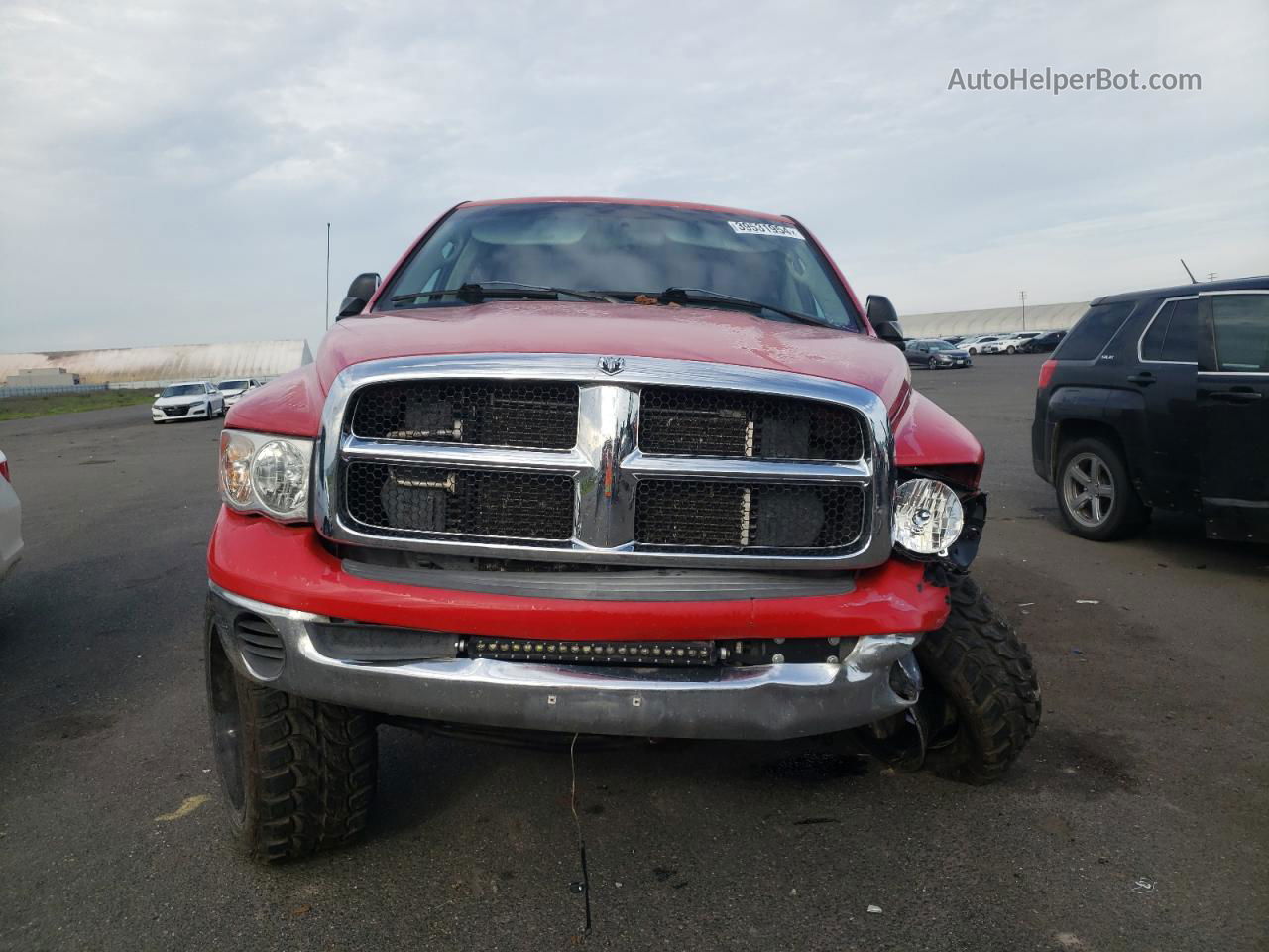 2005 Dodge Ram 2500 St Red vin: 3D7KS28C75G774316