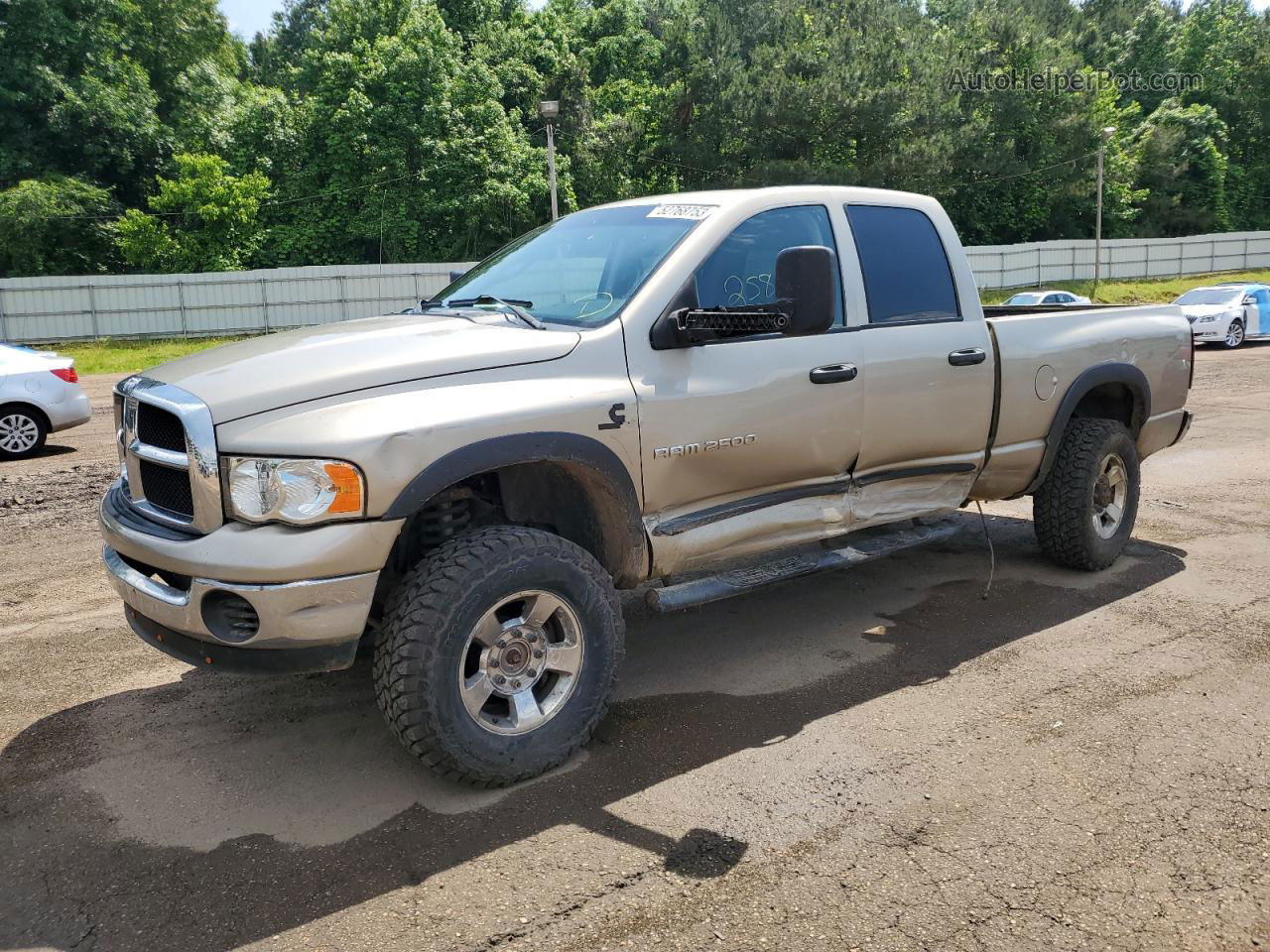 2005 Dodge Ram 2500 St Gold vin: 3D7KS28C95G839697