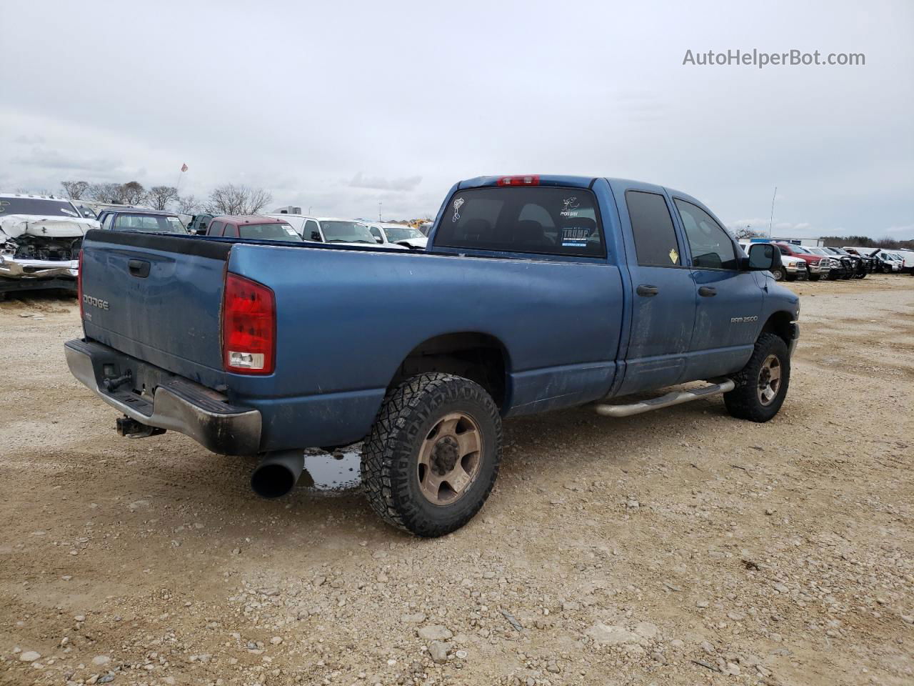 2005 Dodge Ram 2500 St Синий vin: 3D7KS28CX5G812282