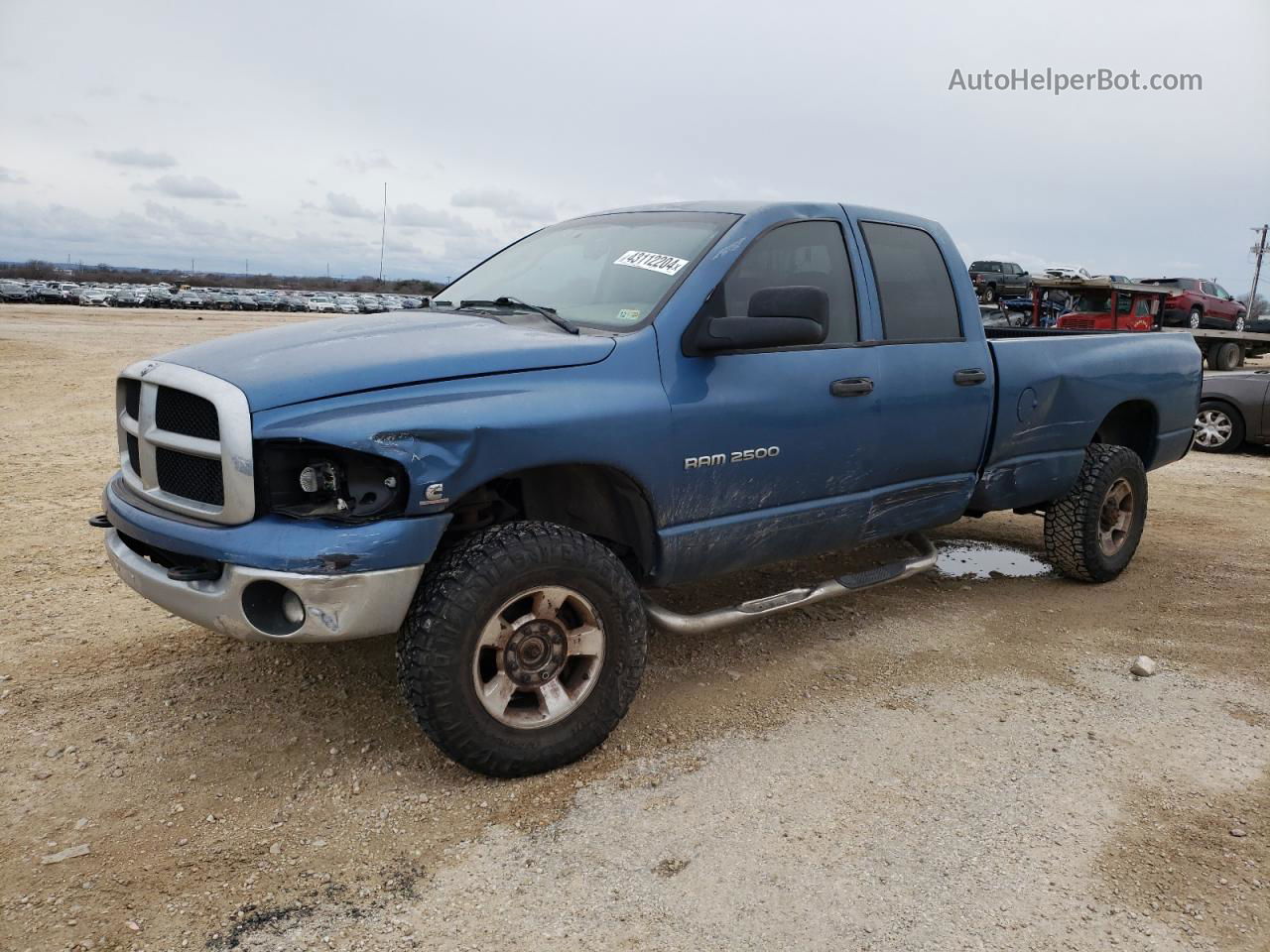 2005 Dodge Ram 2500 St Синий vin: 3D7KS28CX5G812282