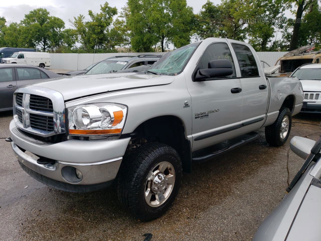 2006 Dodge Ram 2500 St Silver vin: 3D7KS28CX6G179932