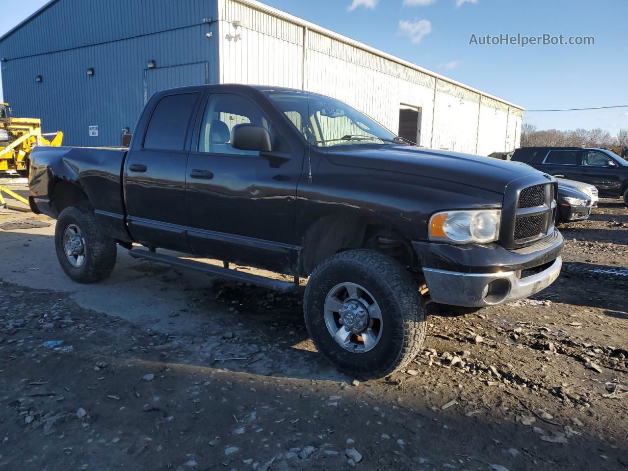 2005 Dodge Ram 2500 St Черный vin: 3D7KS28D05G768768