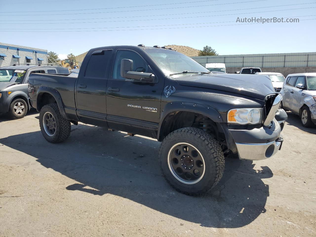 2005 Dodge Ram 2500 St Черный vin: 3D7KS28D75G900330