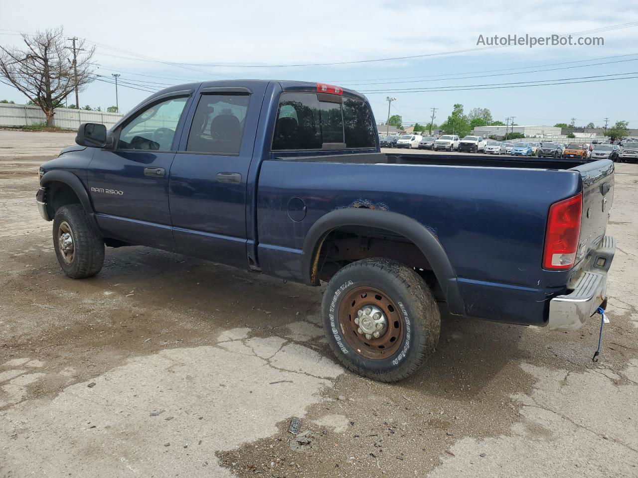 2005 Dodge Ram 2500 St Синий vin: 3D7KS28D95G732805