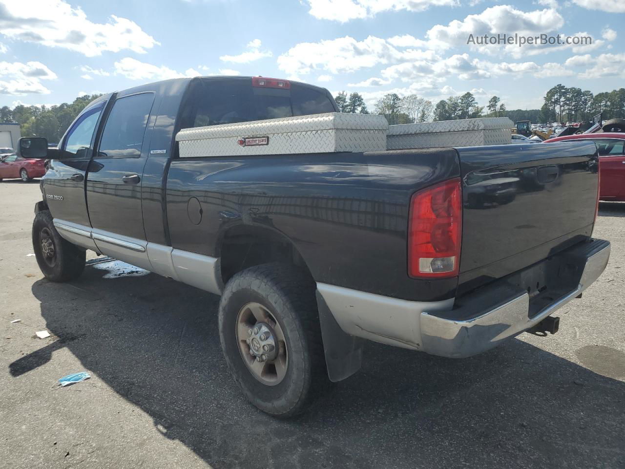 2006 Dodge Ram 2500  Черный vin: 3D7KS29C46G163000