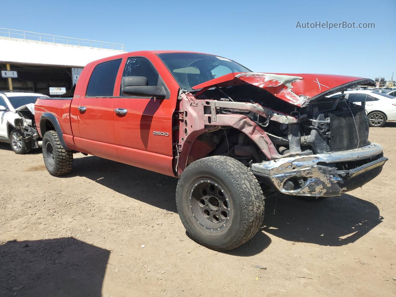 2006 Dodge Ram 2500  Red vin: 3D7KS29C86G161637