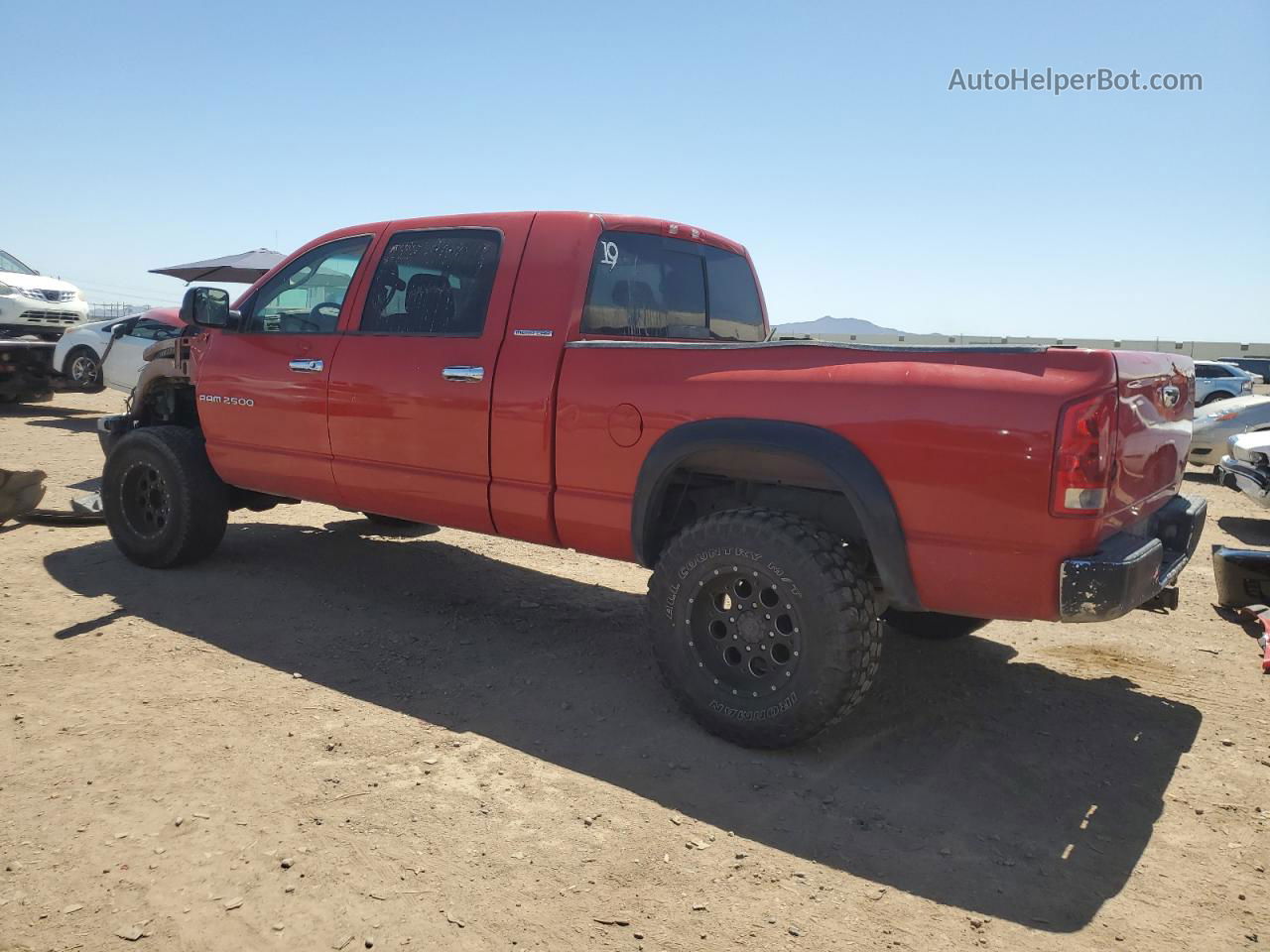 2006 Dodge Ram 2500  Red vin: 3D7KS29C86G161637