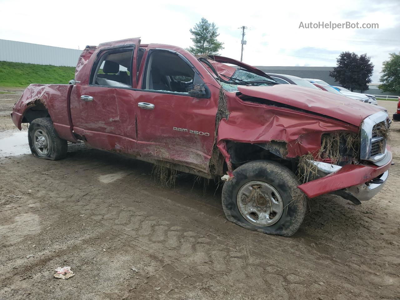 2006 Dodge Ram 2500  Красный vin: 3D7KS29C96G133958