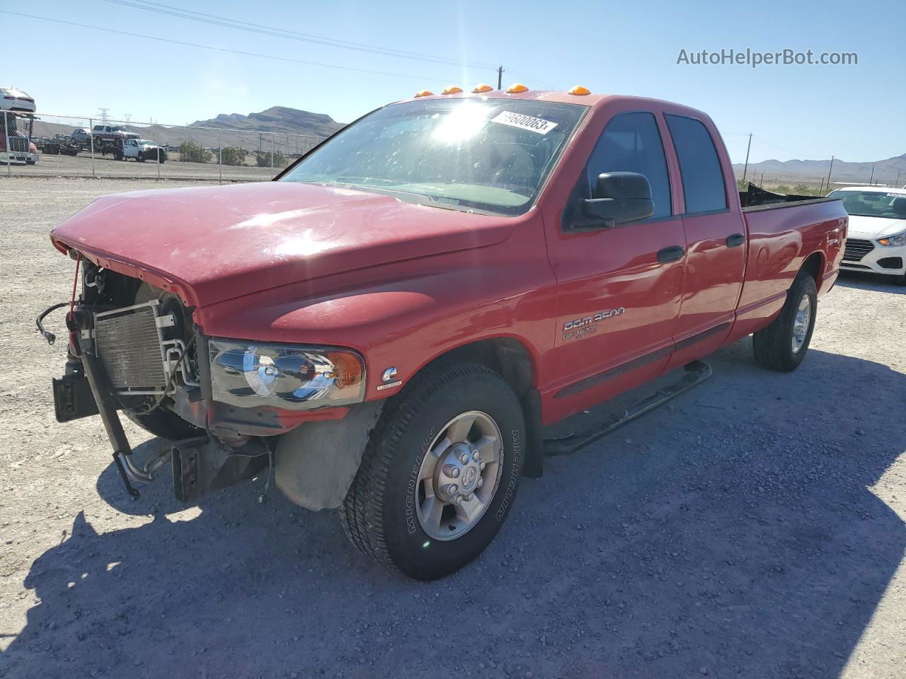 2005 Dodge Ram 3500 St Red vin: 3D7LR38C95G866906