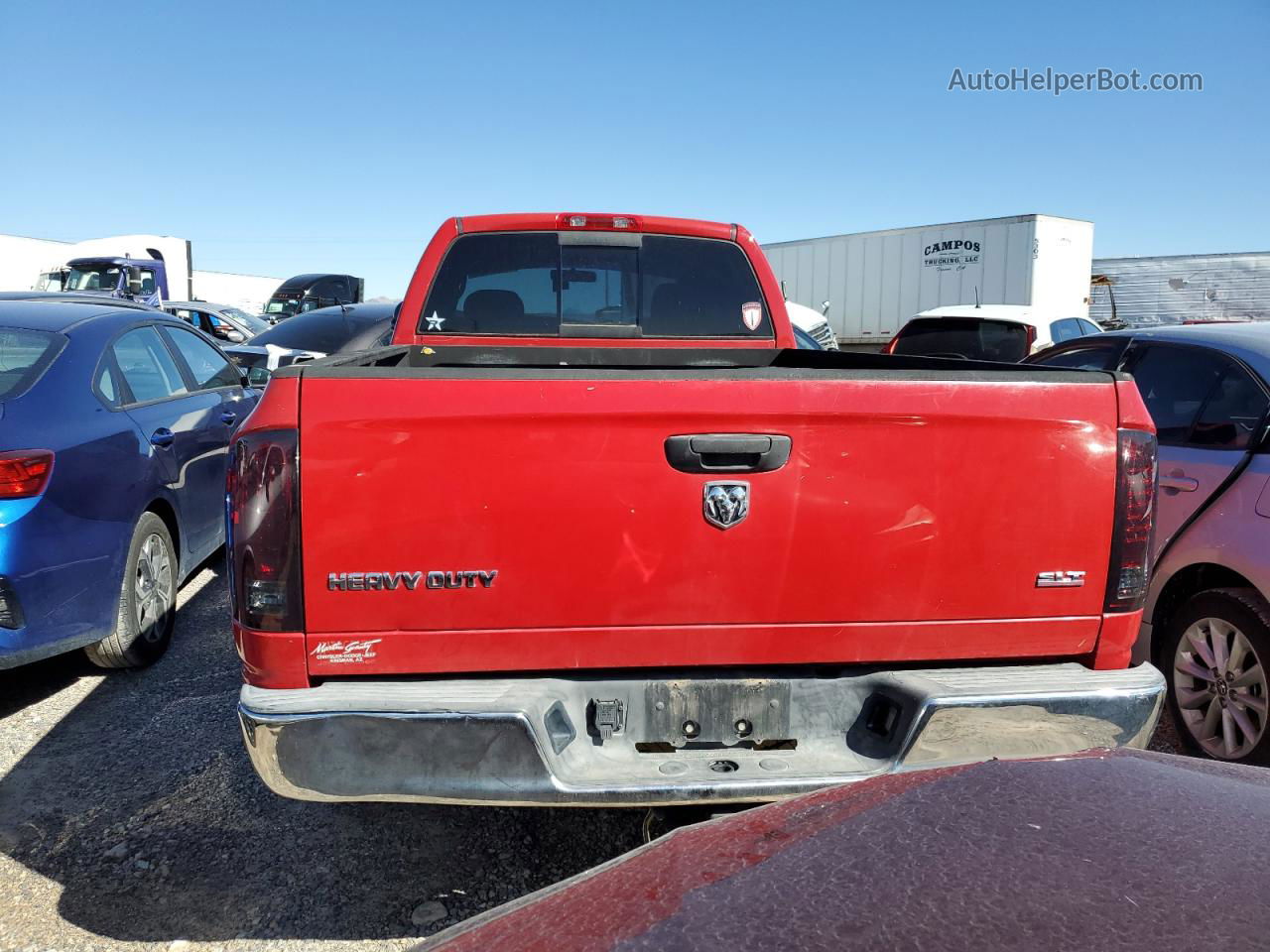 2005 Dodge Ram 3500 St Red vin: 3D7LR38C95G866906