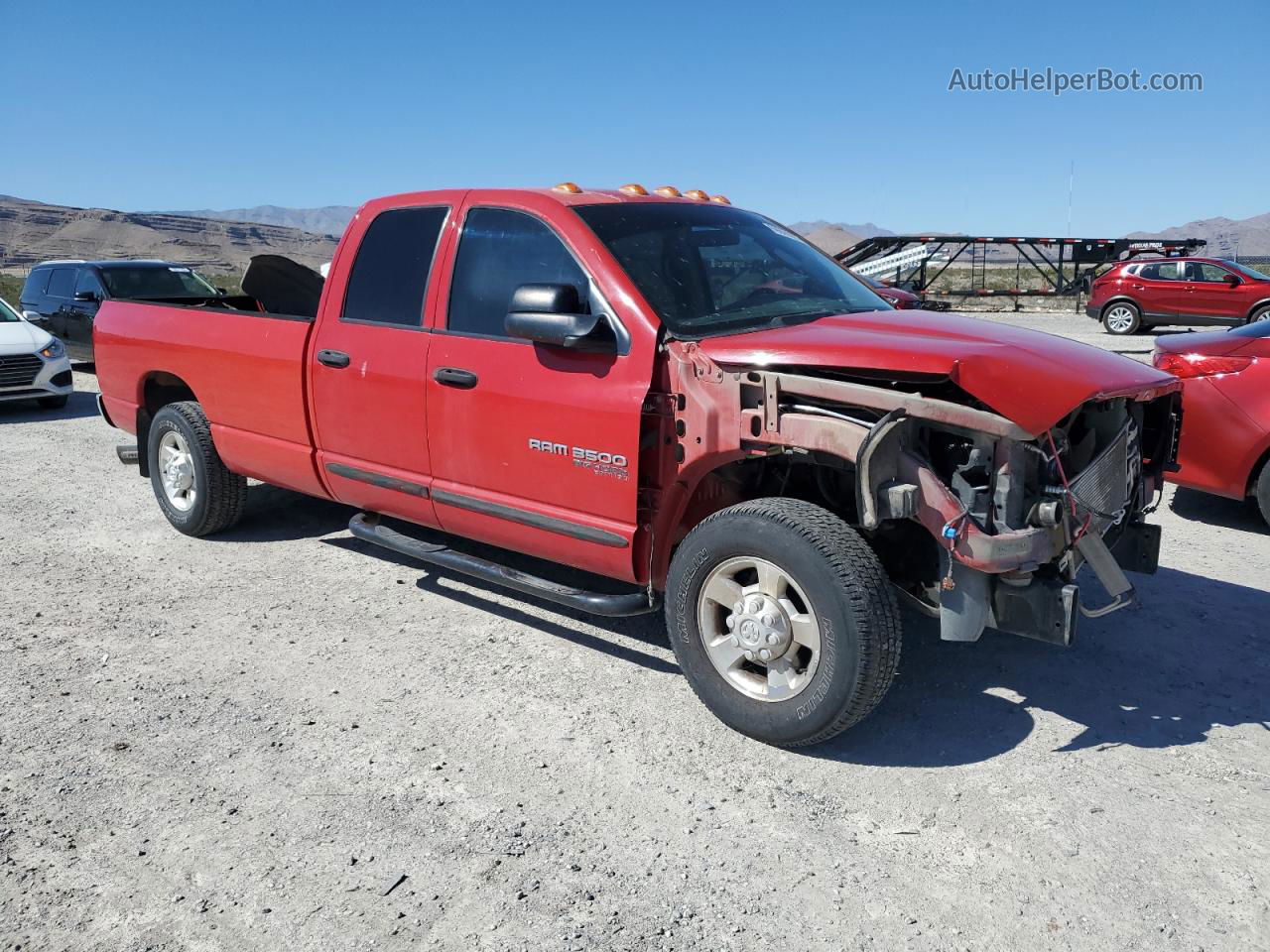 2005 Dodge Ram 3500 St Red vin: 3D7LR38C95G866906