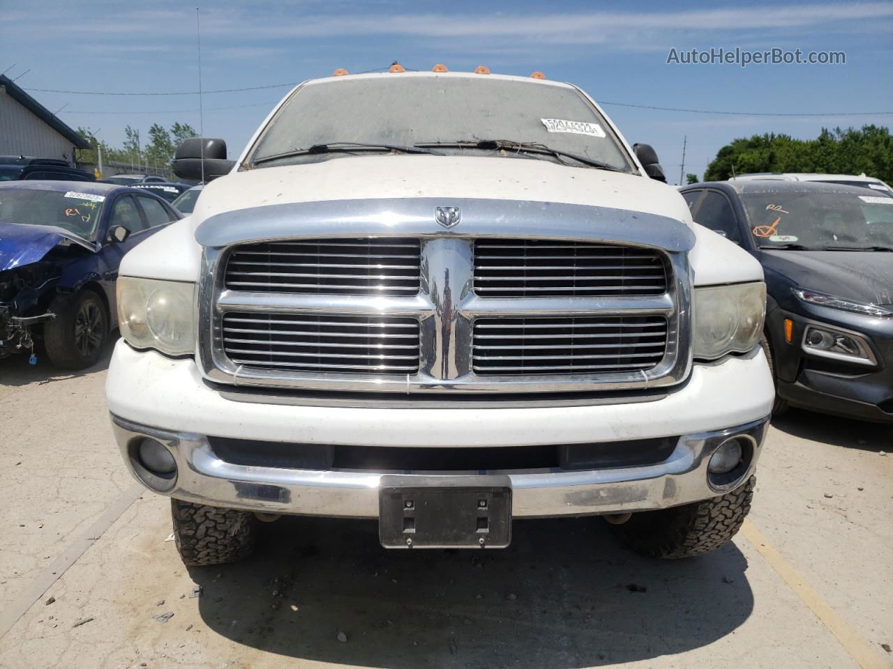 2005 Dodge Ram 3500 St White vin: 3D7LS38C25G700702