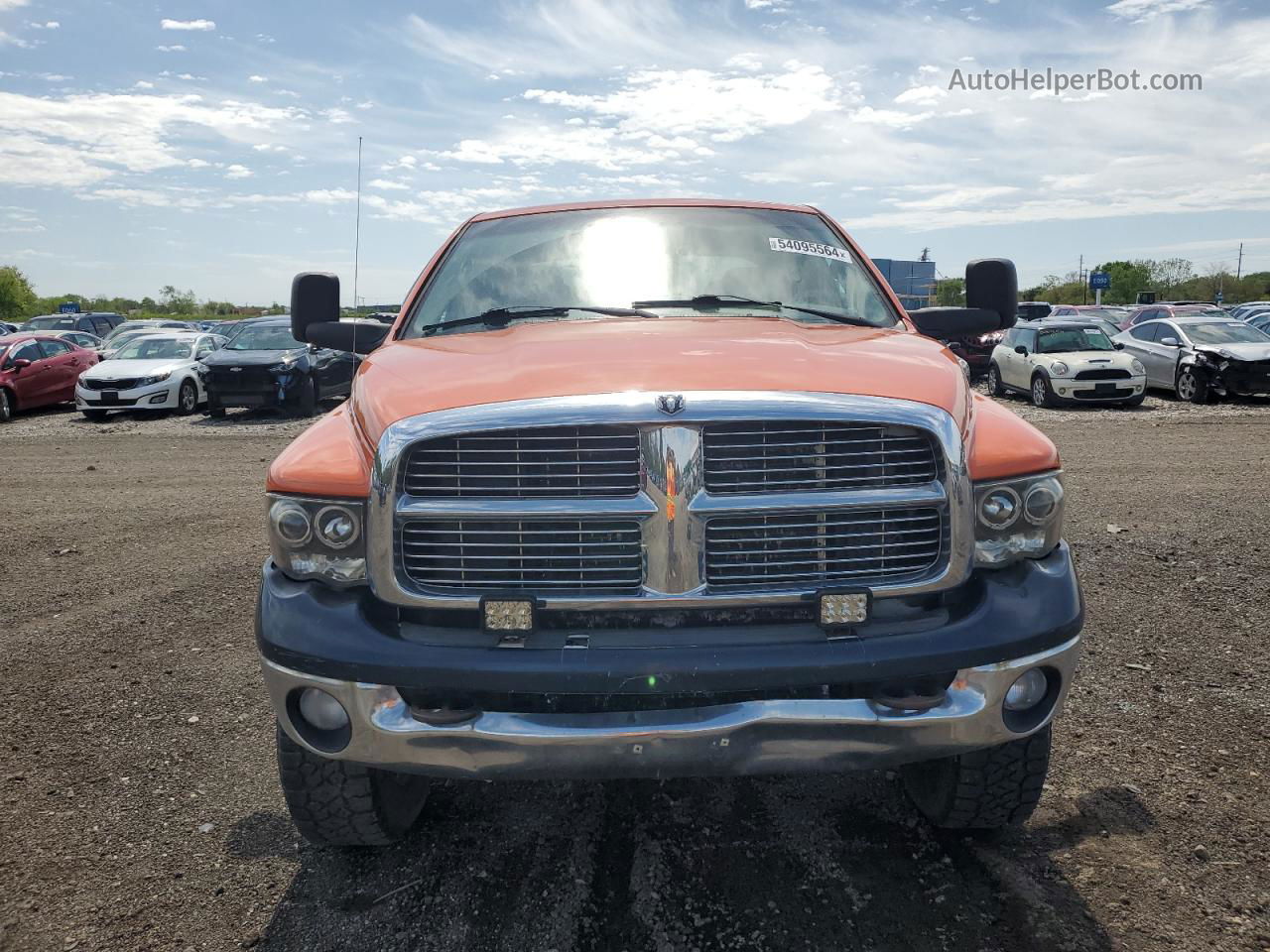 2005 Dodge Ram 3500 St Orange vin: 3D7LS38C95G815801