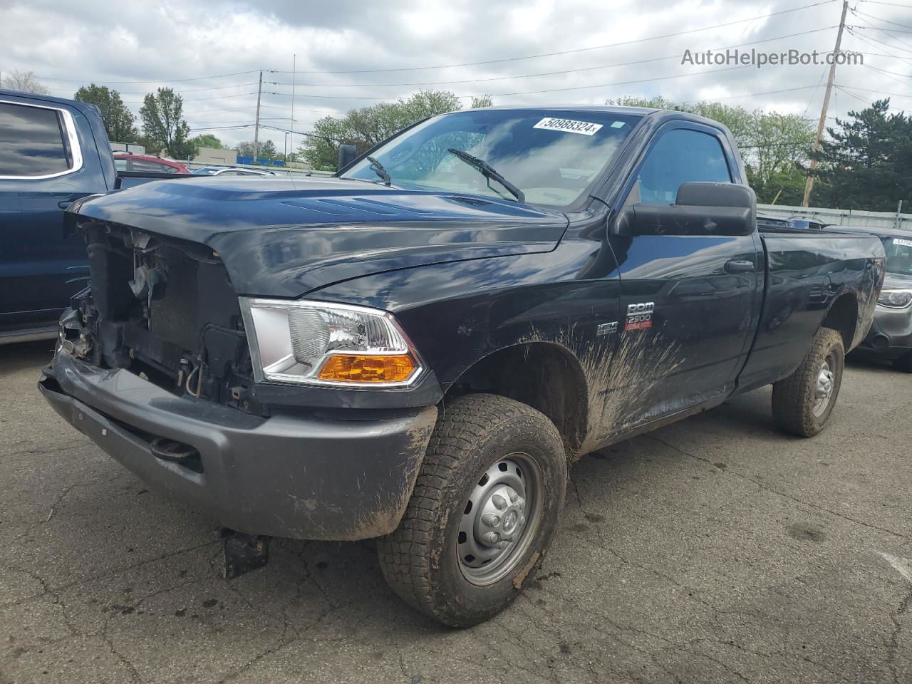 2010 Dodge Ram 2500  Черный vin: 3D7LT2ET0AG151569