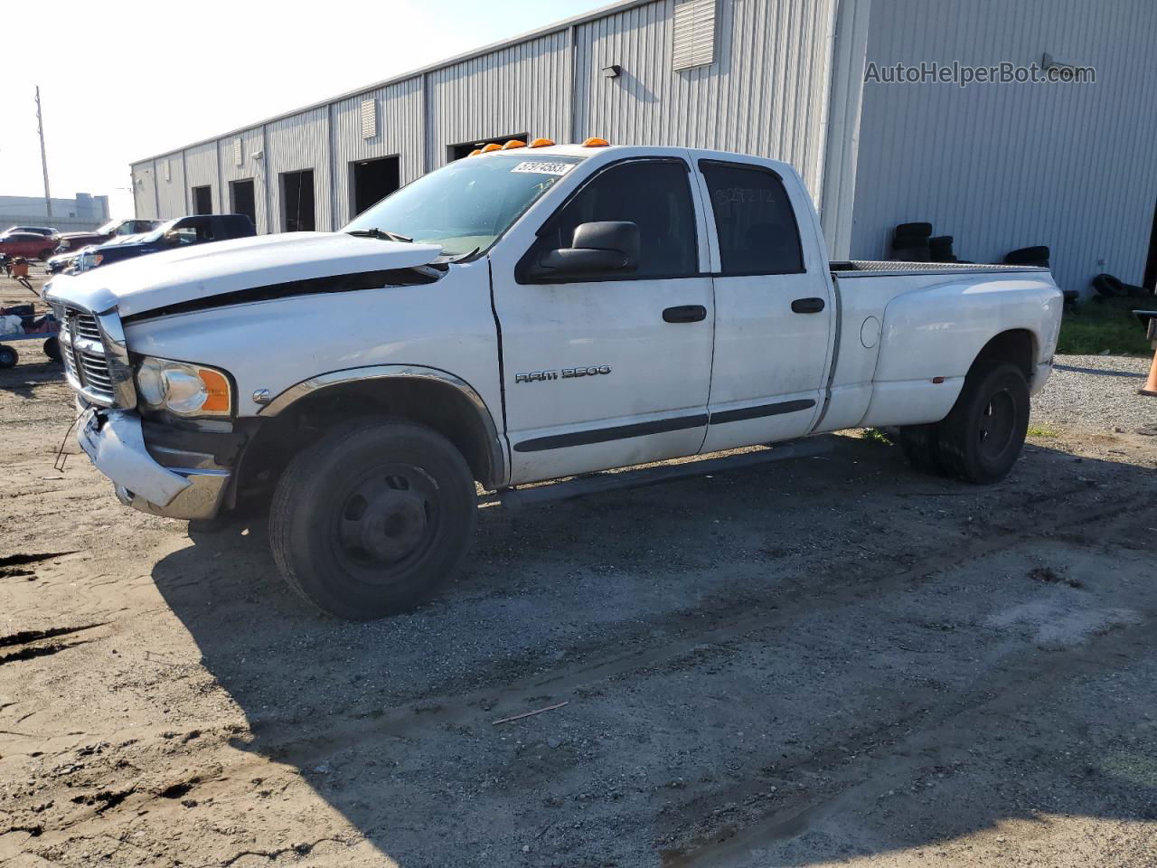 2005 Dodge Ram 3500 St White vin: 3D7MR48C45G762060