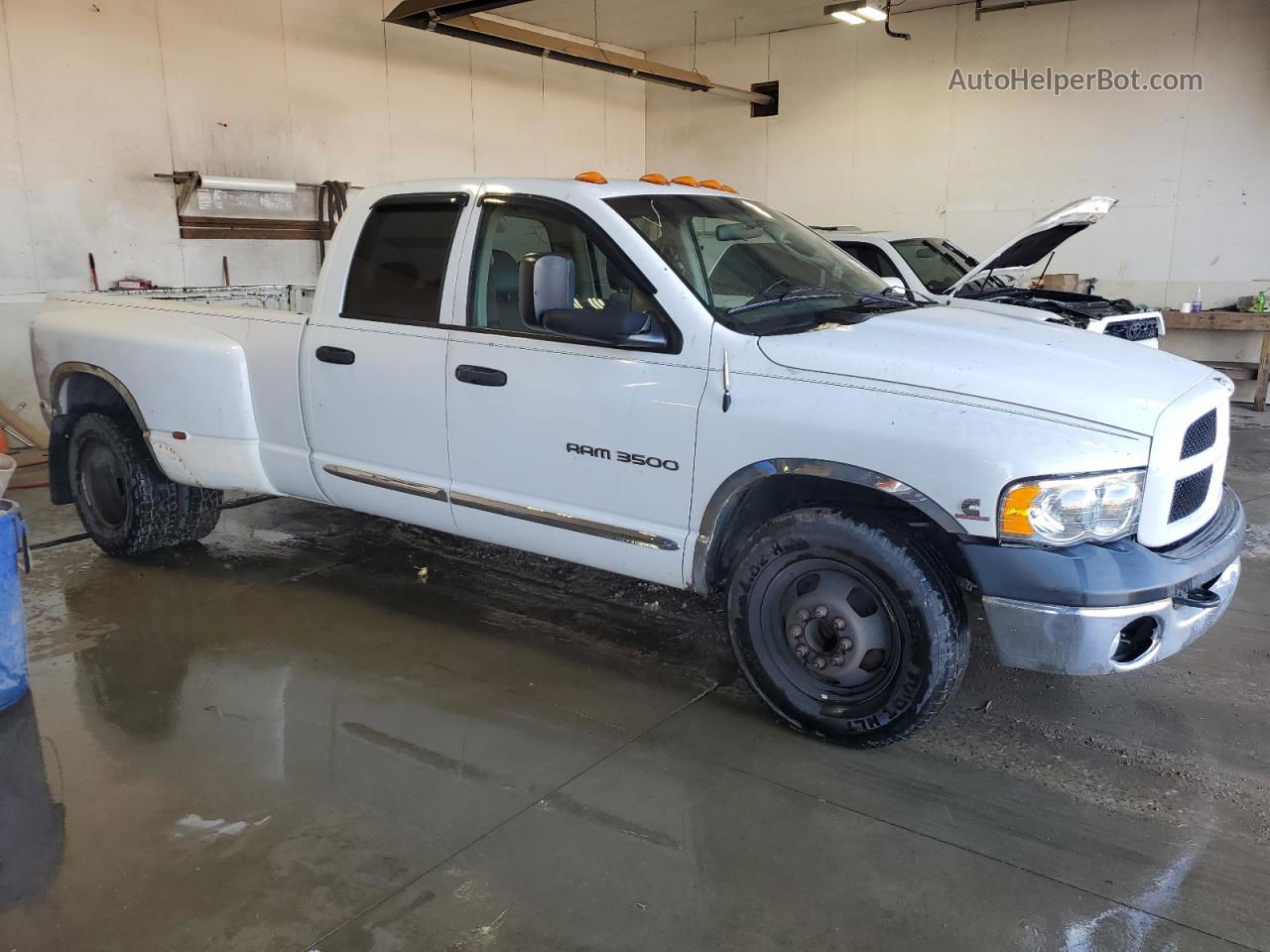 2005 Dodge Ram 3500 St Белый vin: 3D7MR48CX5G803971