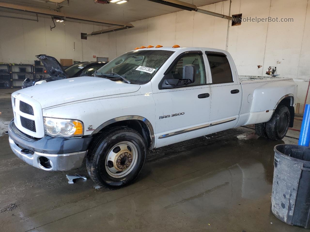 2005 Dodge Ram 3500 St Белый vin: 3D7MR48CX5G803971