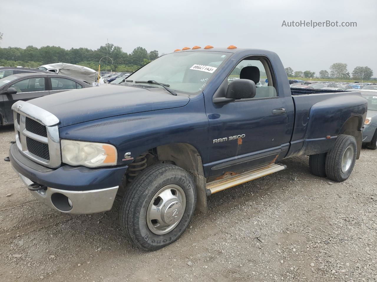 2005 Dodge Ram 3500 St Синий vin: 3D7MS46CX5G821295