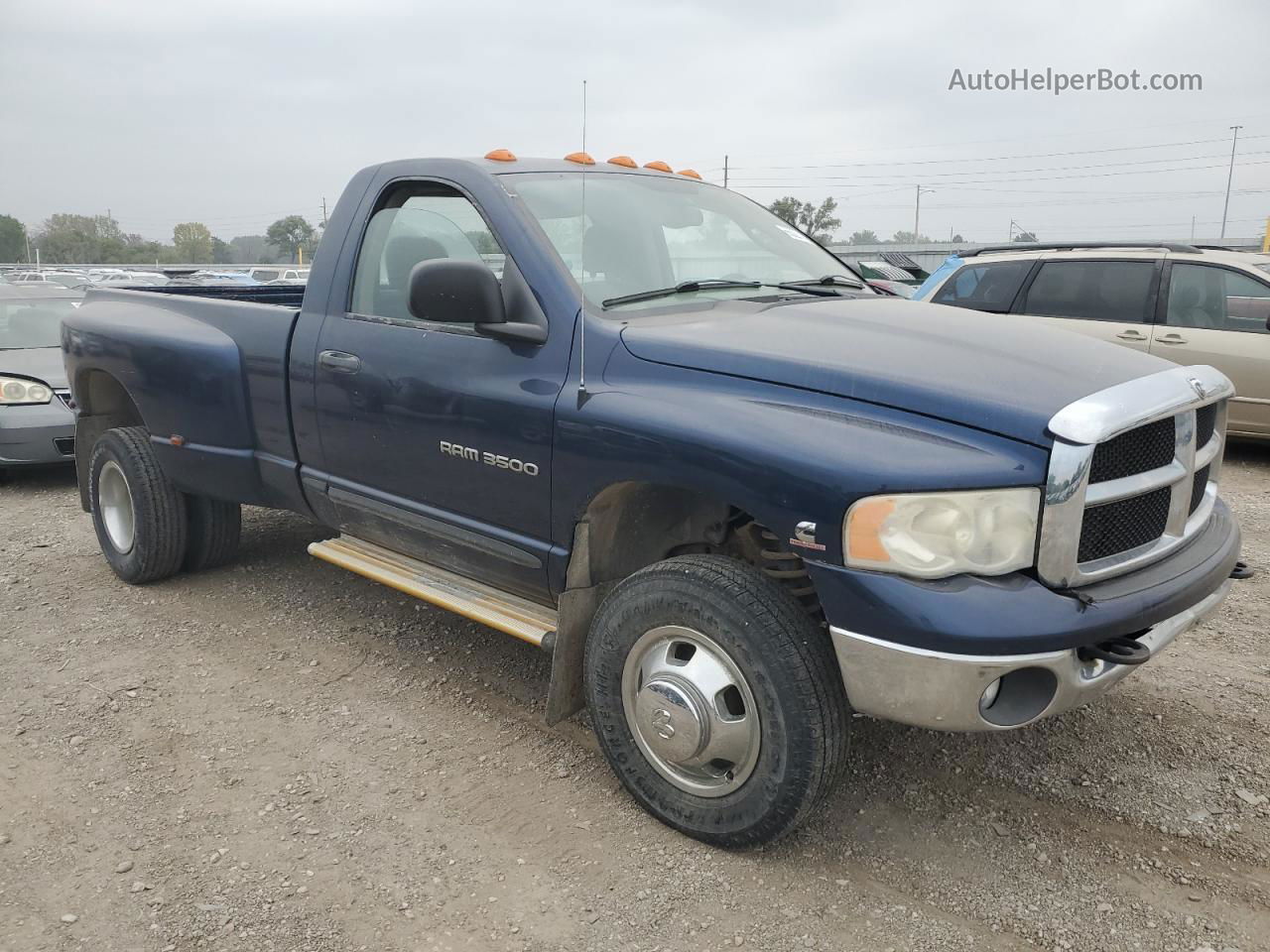 2005 Dodge Ram 3500 St Синий vin: 3D7MS46CX5G821295