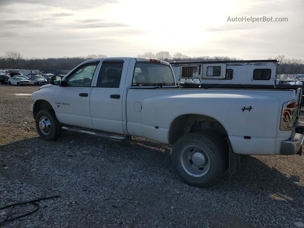 2005 Dodge Ram 3500 St Белый vin: 3D7MS48C95G715952