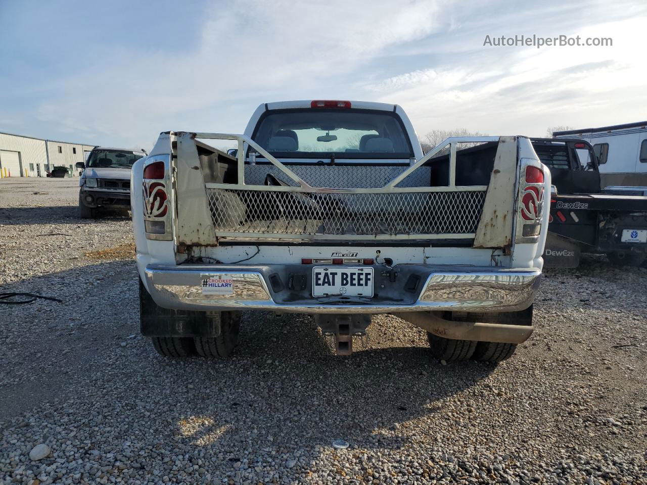 2005 Dodge Ram 3500 St White vin: 3D7MS48C95G715952