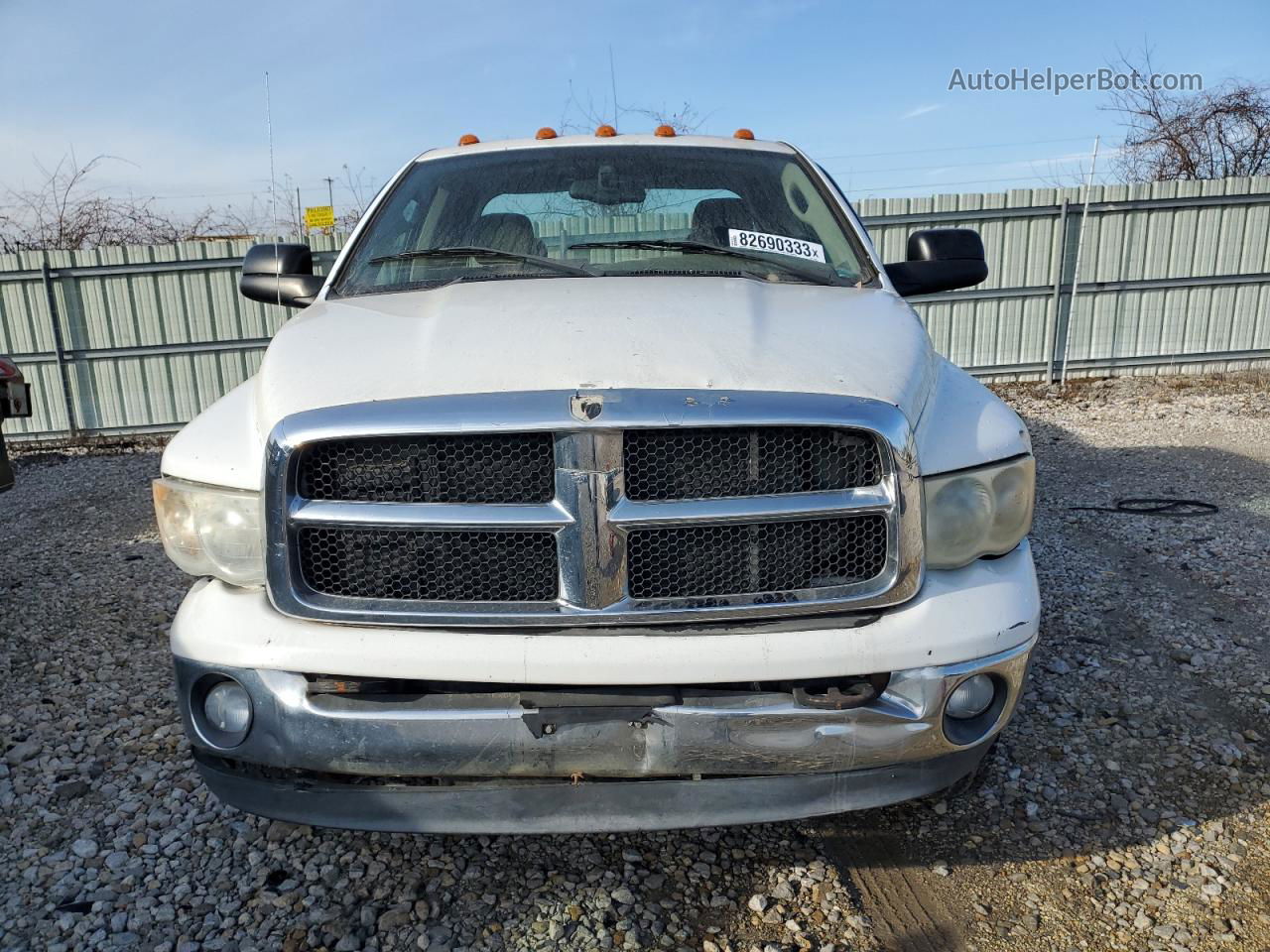 2005 Dodge Ram 3500 St White vin: 3D7MS48C95G715952